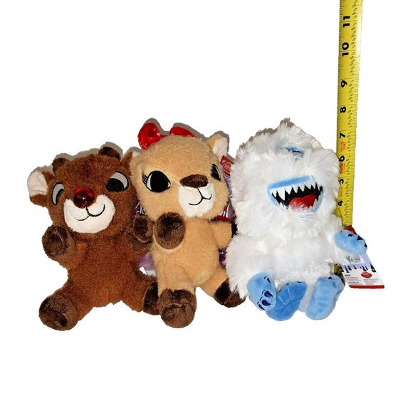 NWT Rankin and Bass Rudolph Red Nosed Reindeer Clarice Bumble Plush Dolls Bundle - Picture 4 of 8